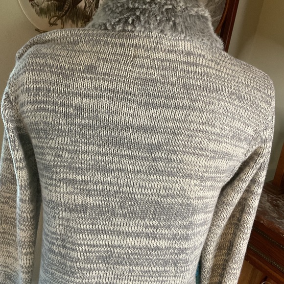Unique DEER Fall Winter Bulky 3/4 Tunic Warm DEER FOREST Sweater - Picture 5 of 9